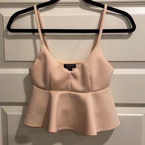 Topshop Pink Cropped Top Size US 2